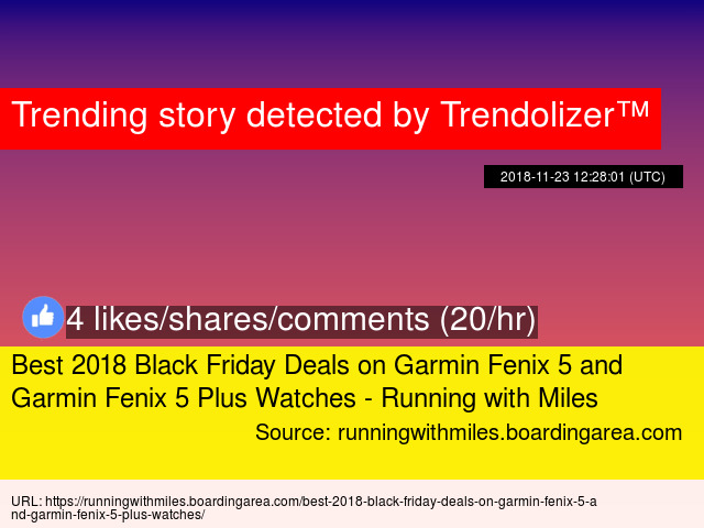 black friday fenix 5 plus