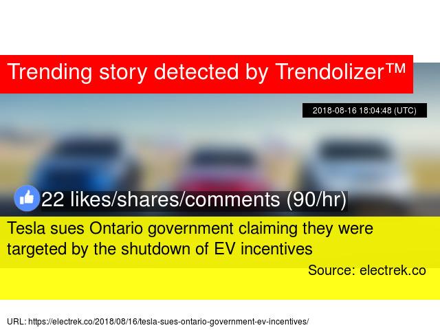 Tesla Sues Ontario Government Claiming They Were Targeted By The Tesla Sues Ontario Government Claiming They Were Targeted By The Shutdown Of Ev Incentives